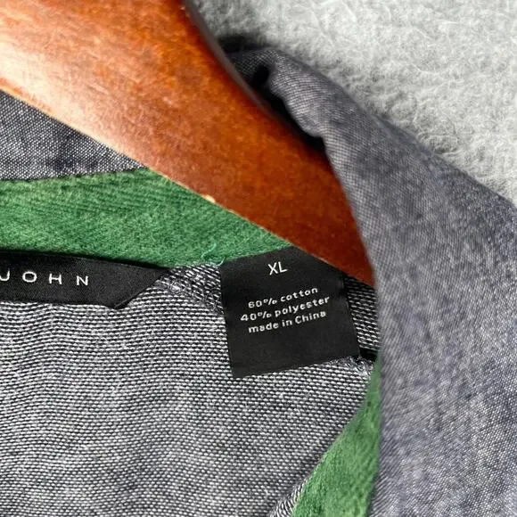 Sean John Casual Polo Shirt Navy Pocket City Casual Mens XL - Picture 6 of 10